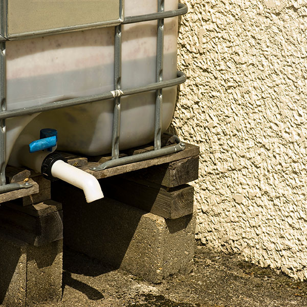 Installation collecteur eau de pluie